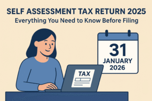 Person filing Self Assessment Tax Return 2025 online before the HMRC deadline