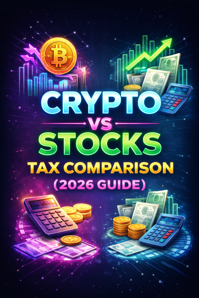 crypto vs stocks tax comparison