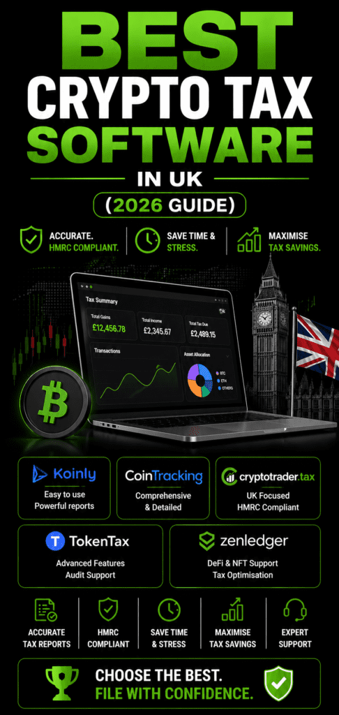 Best Crypto Tax Software in UK (2026 Guide): Koinly, Recap & More Compared