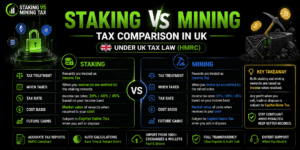 Staking vs Mining Tax Comparison UK (2026): HMRC Rules Explained