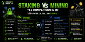 Staking vs Mining Tax Comparison UK (2026): HMRC Rules Explained