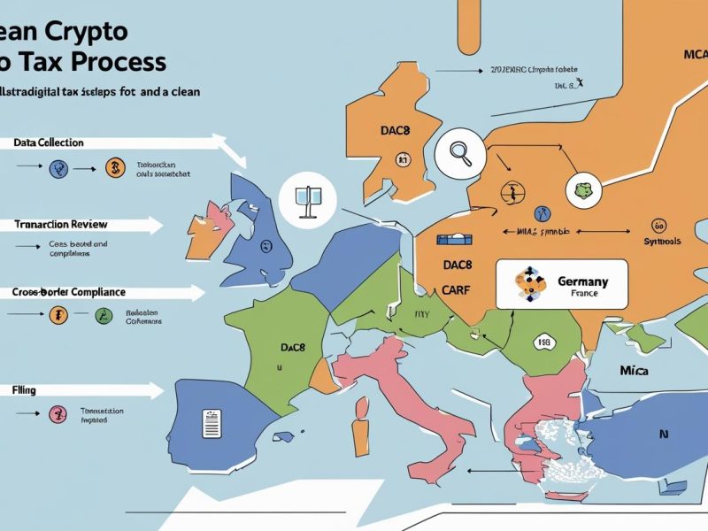 Step-by-step guide by a European crypto tax advisor for Crypto Tax Accountant Europe services, including DAC8, CARF, and MiCA-compliant cross-border crypto taxation Europe