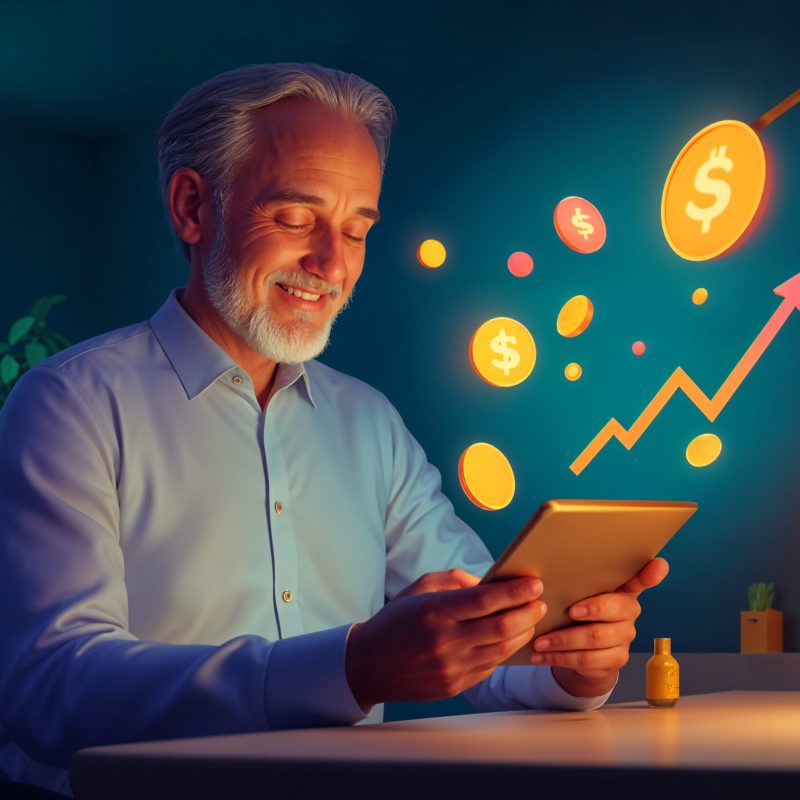 Laptop showing crypto charts with HMRC tax forms and calculator — crypto mining tax UK professional guide